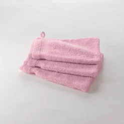 Badhanddoek<Colombine Effen badstof 540g/m2, luxe comfort poederroze