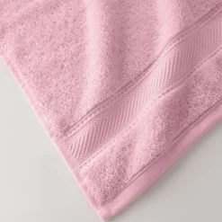 Badhanddoek<Colombine Effen badstof 540g/m2, luxe comfort poederroze