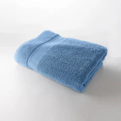 Badhanddoek<Colombine Effen badstof 540g/m2, luxe comfort jeansblauw