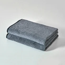 Badhanddoek<Colombine Effen badstof 540g/m2, luxe comfort, 'Timeless' collectie CARBONGRIJS