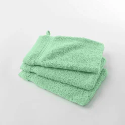Badhanddoek<Colombine Effen badstof 540g/m2, luxe comfort amandel