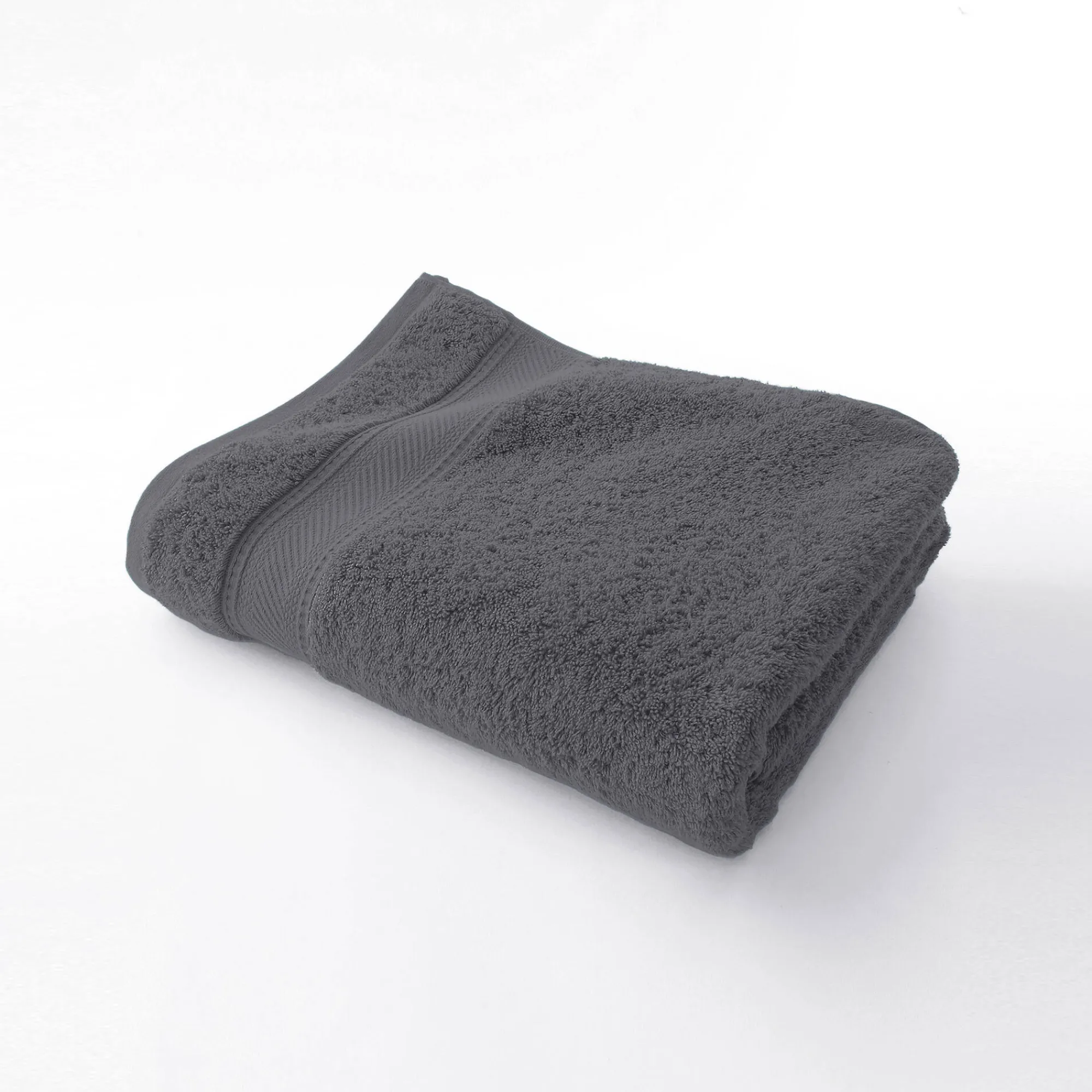 Badhanddoek<Colombine Effen badstof 540g/m2, luxe comfort antraciet