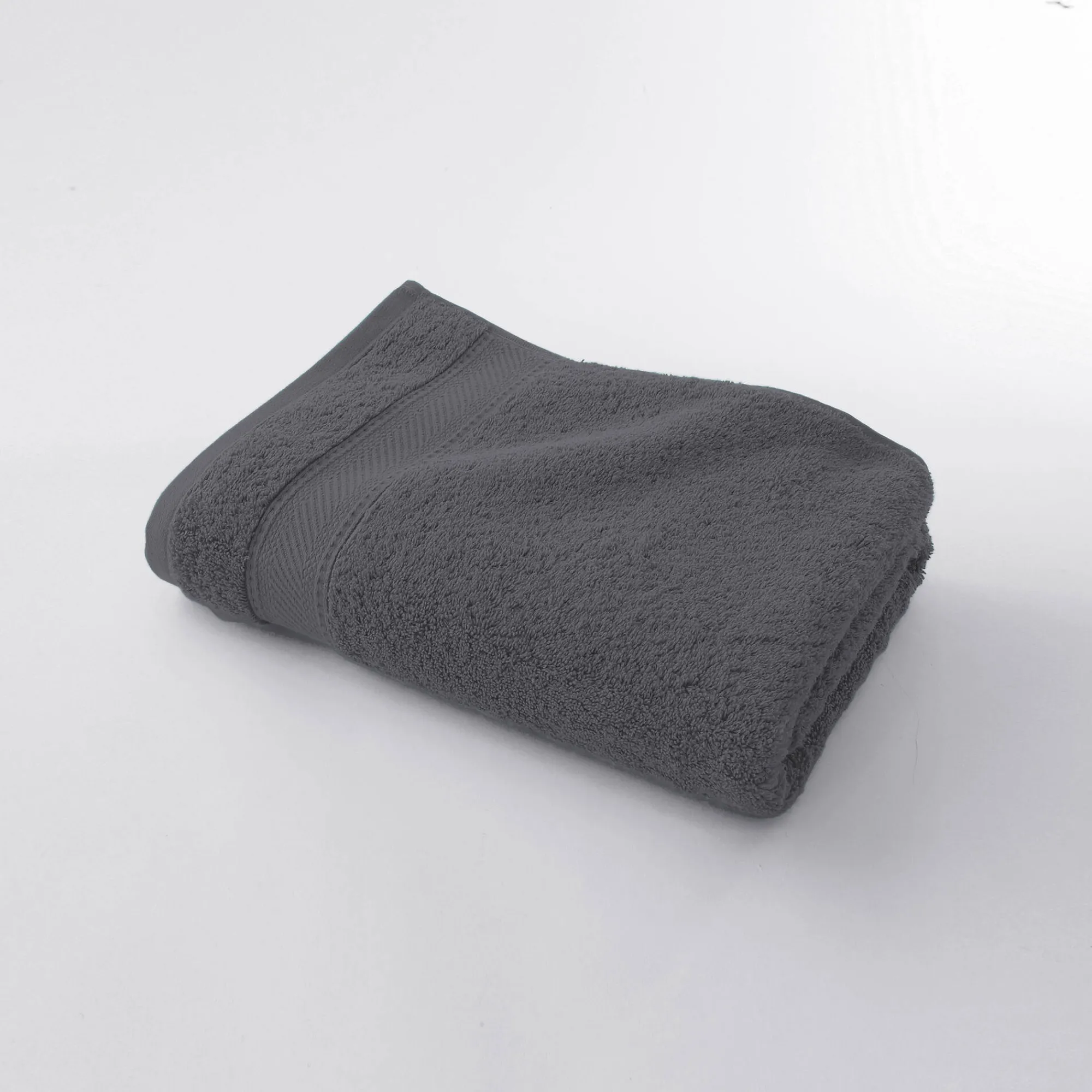 Badhanddoek<Colombine Effen badstof 540g/m2, luxe comfort antraciet