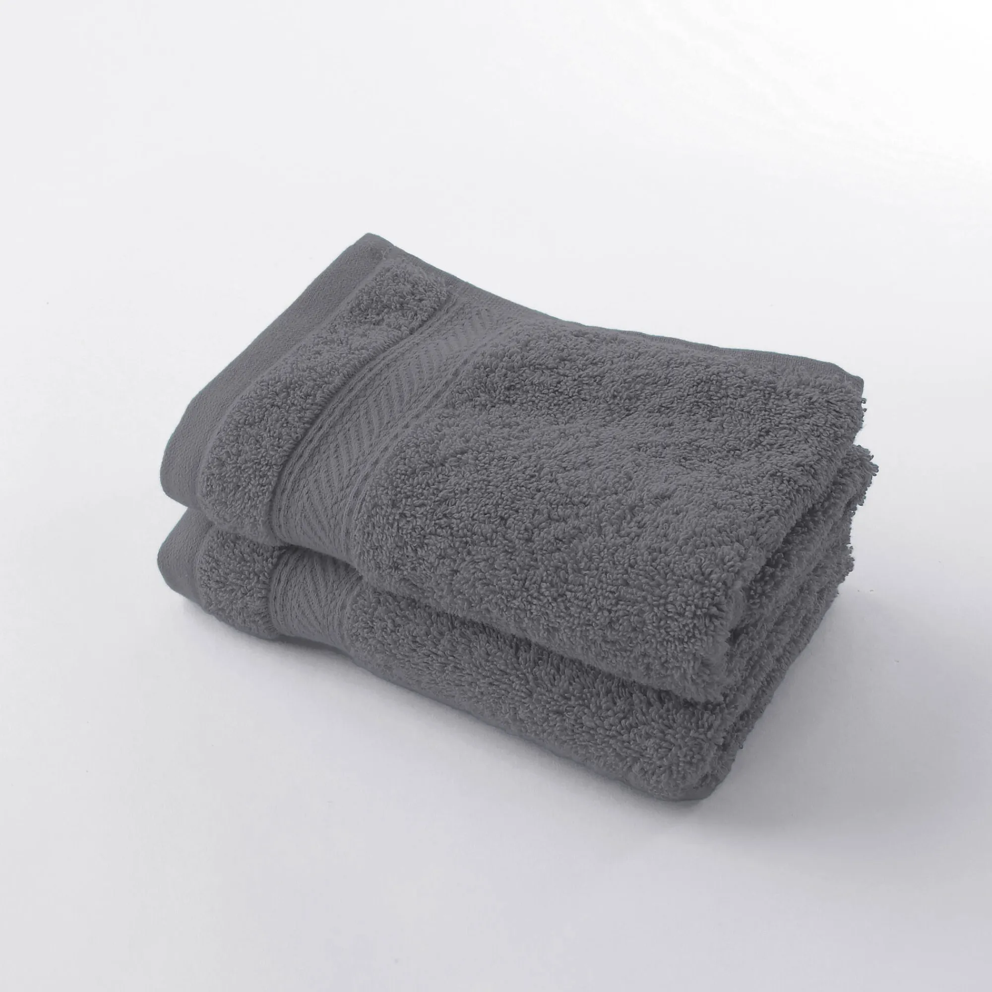 Badhanddoek<Colombine Effen badstof 540g/m2, luxe comfort antraciet