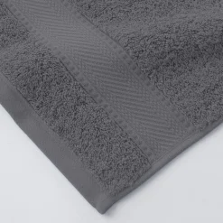 Badhanddoek<Colombine Effen badstof 540g/m2, luxe comfort antraciet
