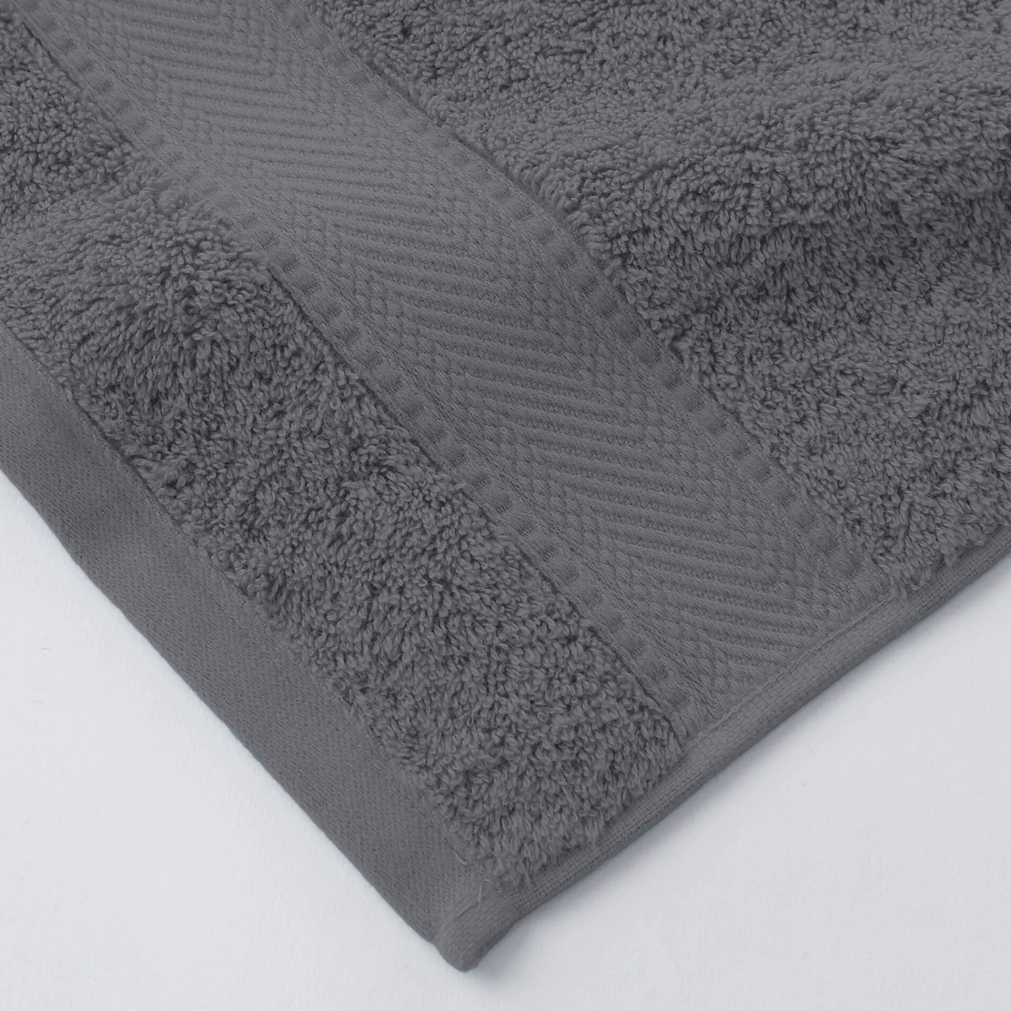 Badhanddoek<Colombine Effen badstof 540g/m2, luxe comfort antraciet