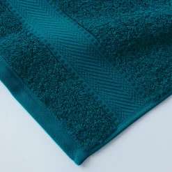 Badhanddoek<Colombine Effen badstof 540g/m2, luxe comfort pauwblauw