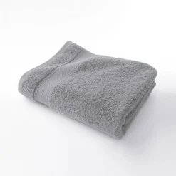 Badhanddoek<Colombine Effen badstof 540g/m2, luxe comfort grijs
