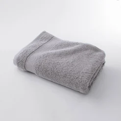 Badhanddoek<Colombine Effen badstof 540g/m2, luxe comfort grijs