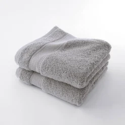 Badhanddoek<Colombine Effen badstof 540g/m2, luxe comfort grijs