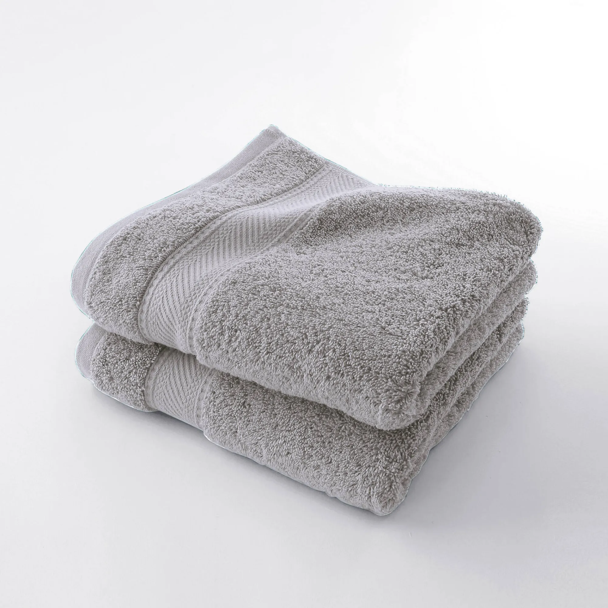 Badhanddoek<Colombine Effen badstof 540g/m2, luxe comfort grijs