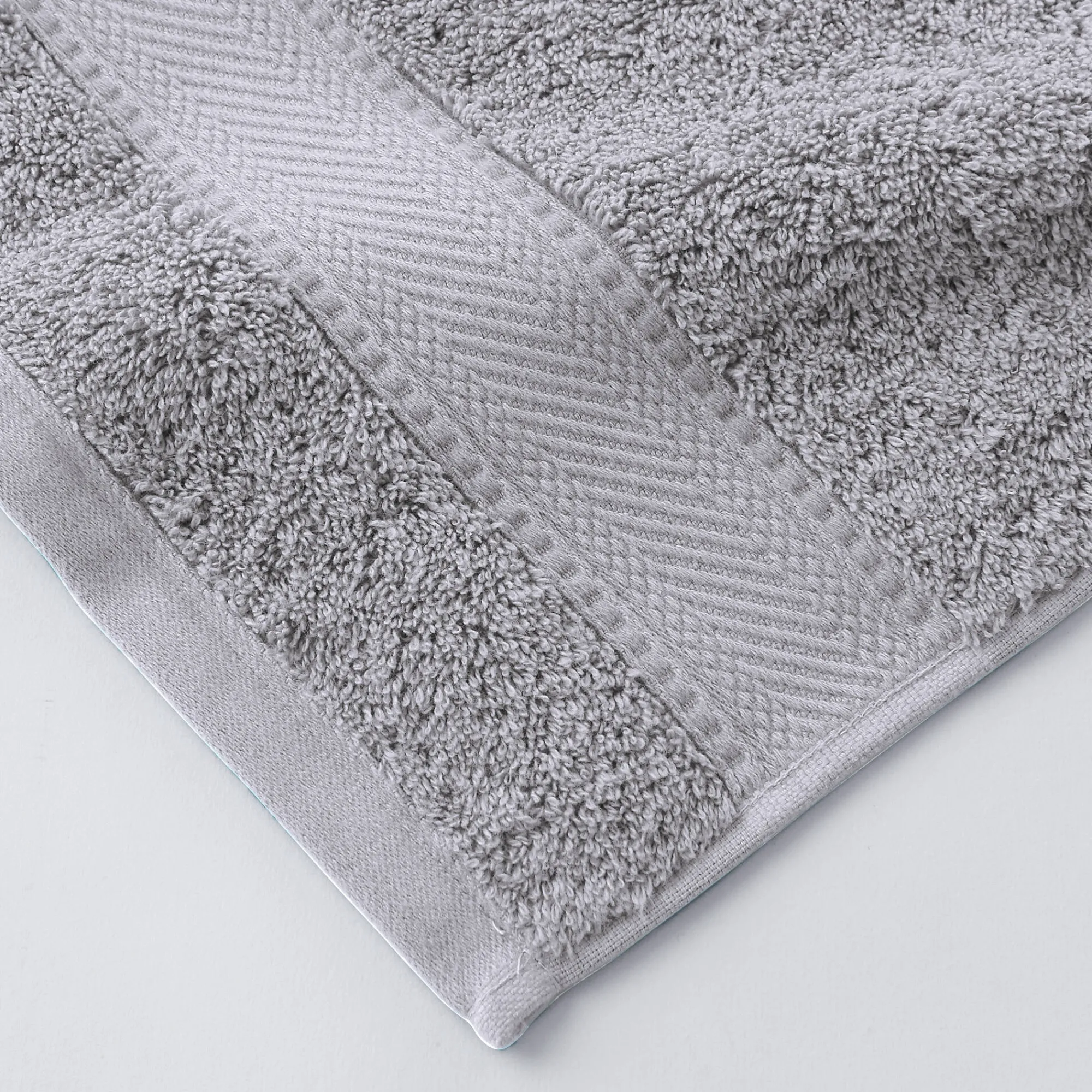 Badhanddoek<Colombine Effen badstof 540g/m2, luxe comfort grijs