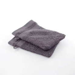 Badhanddoek<Colombine Effen badstof in katoen en modal 500 g/m2 grijs