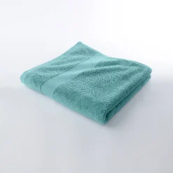 Badhanddoek<Colombine Effen badstof in katoen en modal 500 g/m2 watergroen