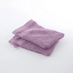 Badhanddoek<Colombine Effen badstof in katoen en modal 500 g/m2 vijgenkleur