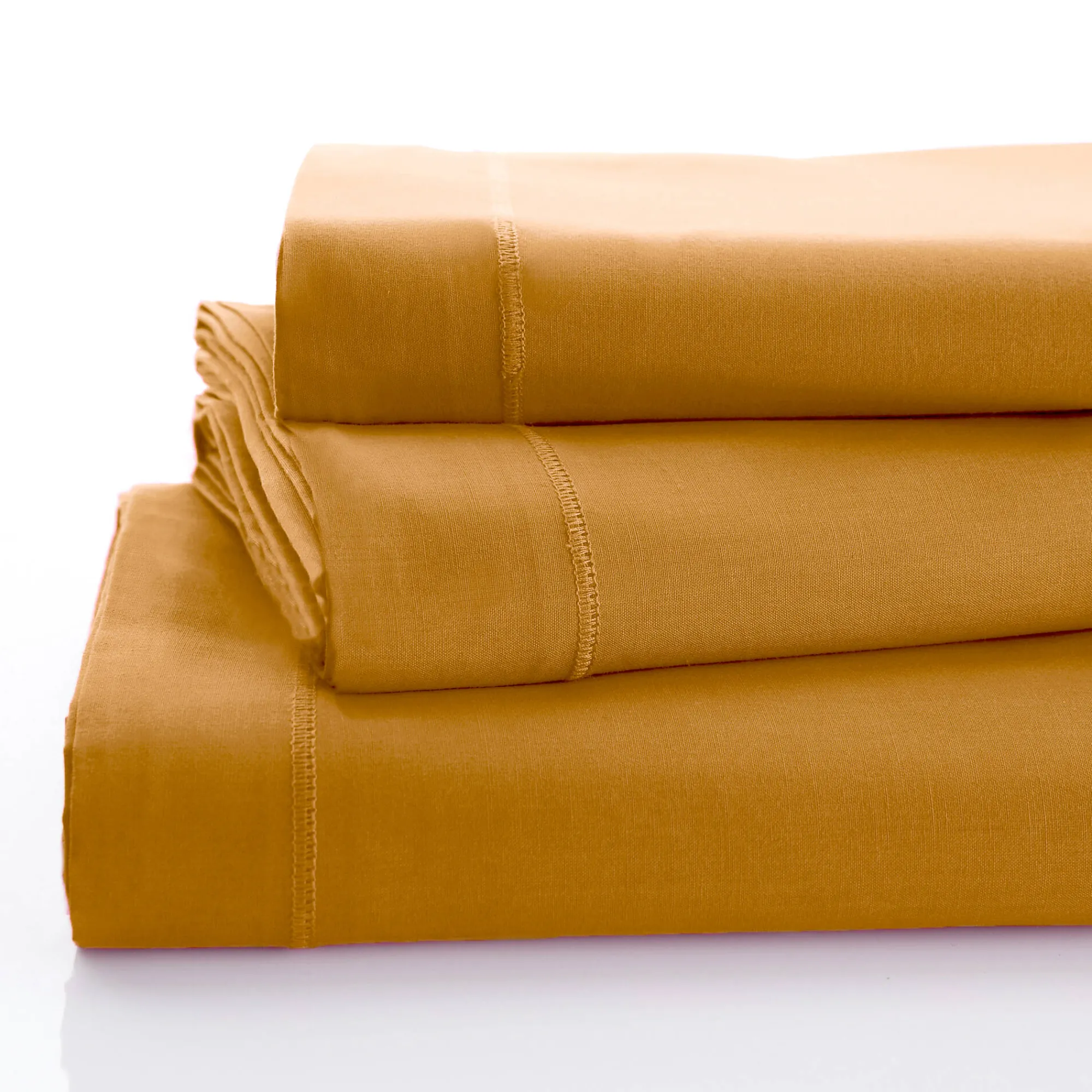 Effen Bedlinnen|Vlak Laken<Colombine Effen bedlinnen - polyester/katoen, honing