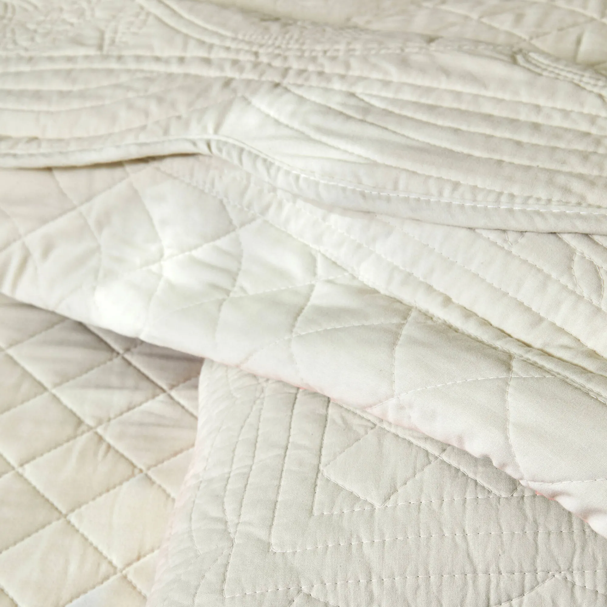 Deken En Bedsprei|Deken, Boutis En Bedsprei<Colombine Effen bedsprei in boutisstijl Cassandre ecru
