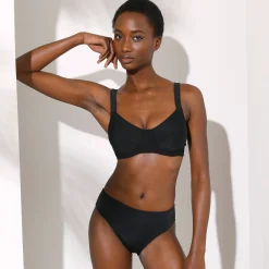 Badmode|Badmode<Blancheporte Effen bikinibeha in minimisermodel Solaro - met flexibele beugels zwart