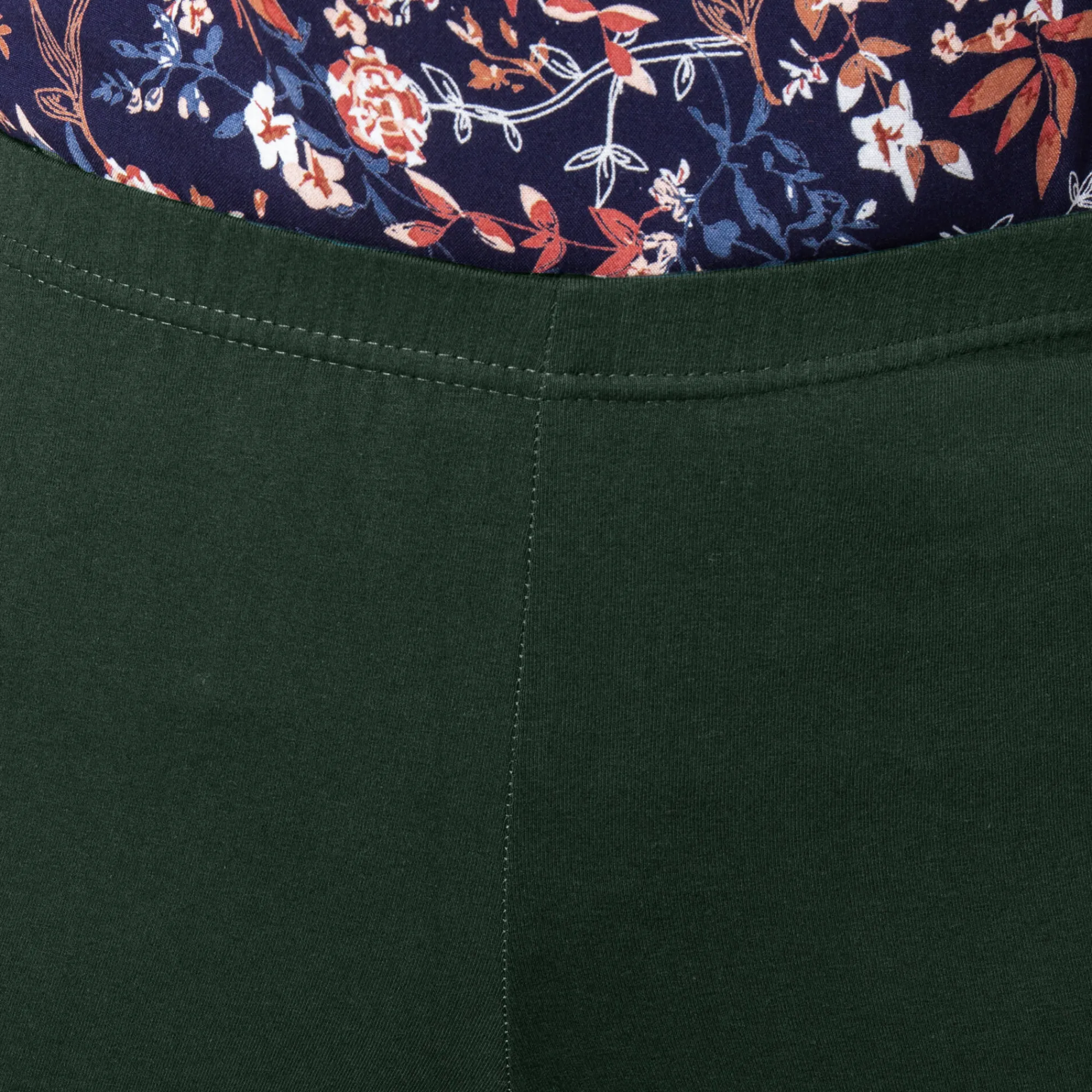 Legging<Blancheporte Effen bootcut legging, elastische taille dennengroen