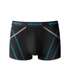 Ondergoed<Blancheporte Effen, gesloten shorty met contrasterend sierstiksel - set van 4 grijs / zwart