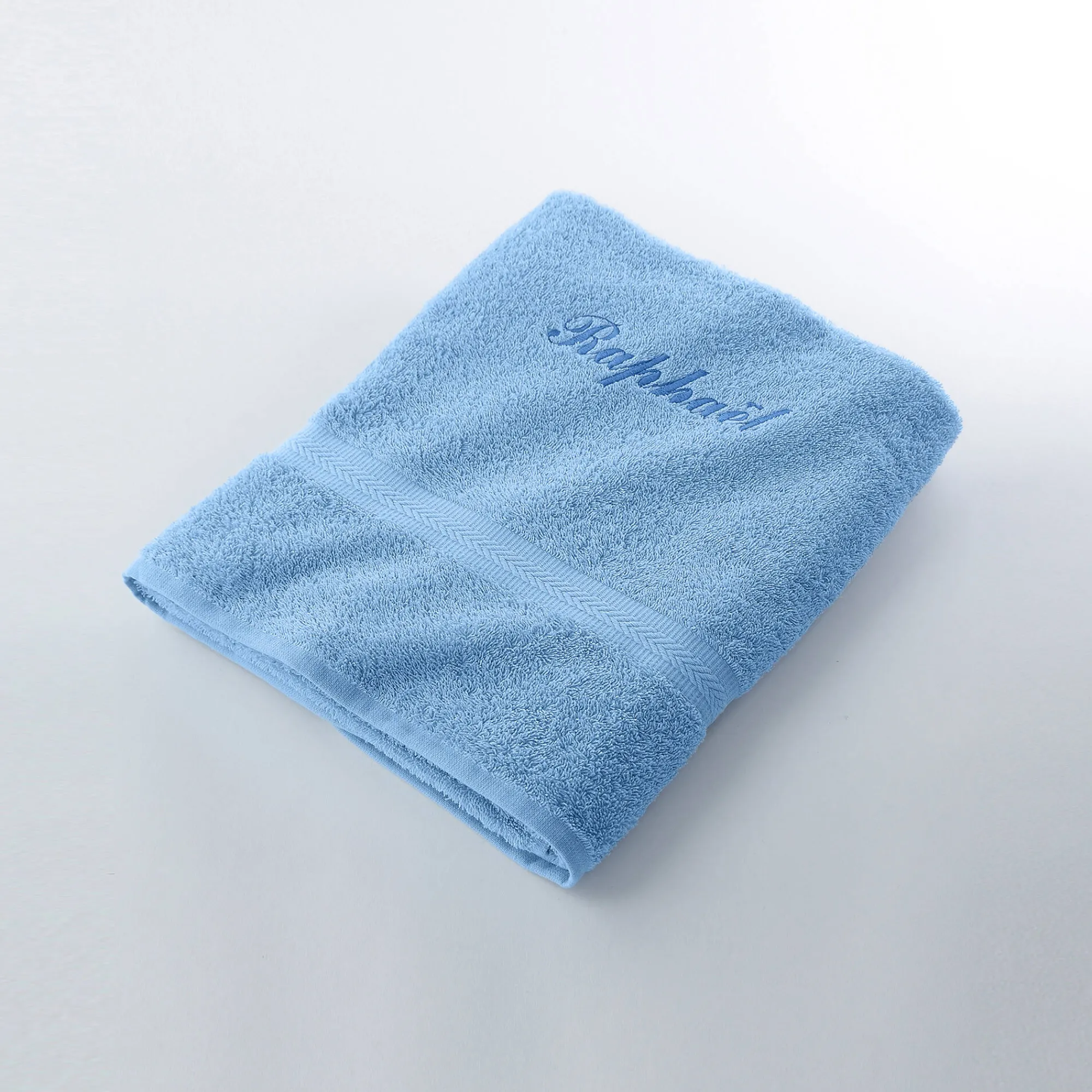 Badhanddoek|Handdoek En Badlaken Kids<Colombine Effen handdoek, zacht comfort, personaliseerbaar korenbloem