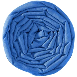 Hoeslaken<Colombine Effen hoeslaken in jersey, hoekdiepte 40 cm oceaanblauw