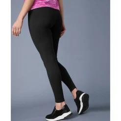Legging|Broek<Blancheporte Effen legging in biokatoen zwart
