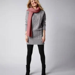 Legging<Blancheporte Effen legging met glanzende baan zwart
