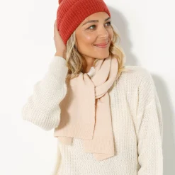 Accessoires En Juwelen<Blancheporte Effen muts in tricot paprika