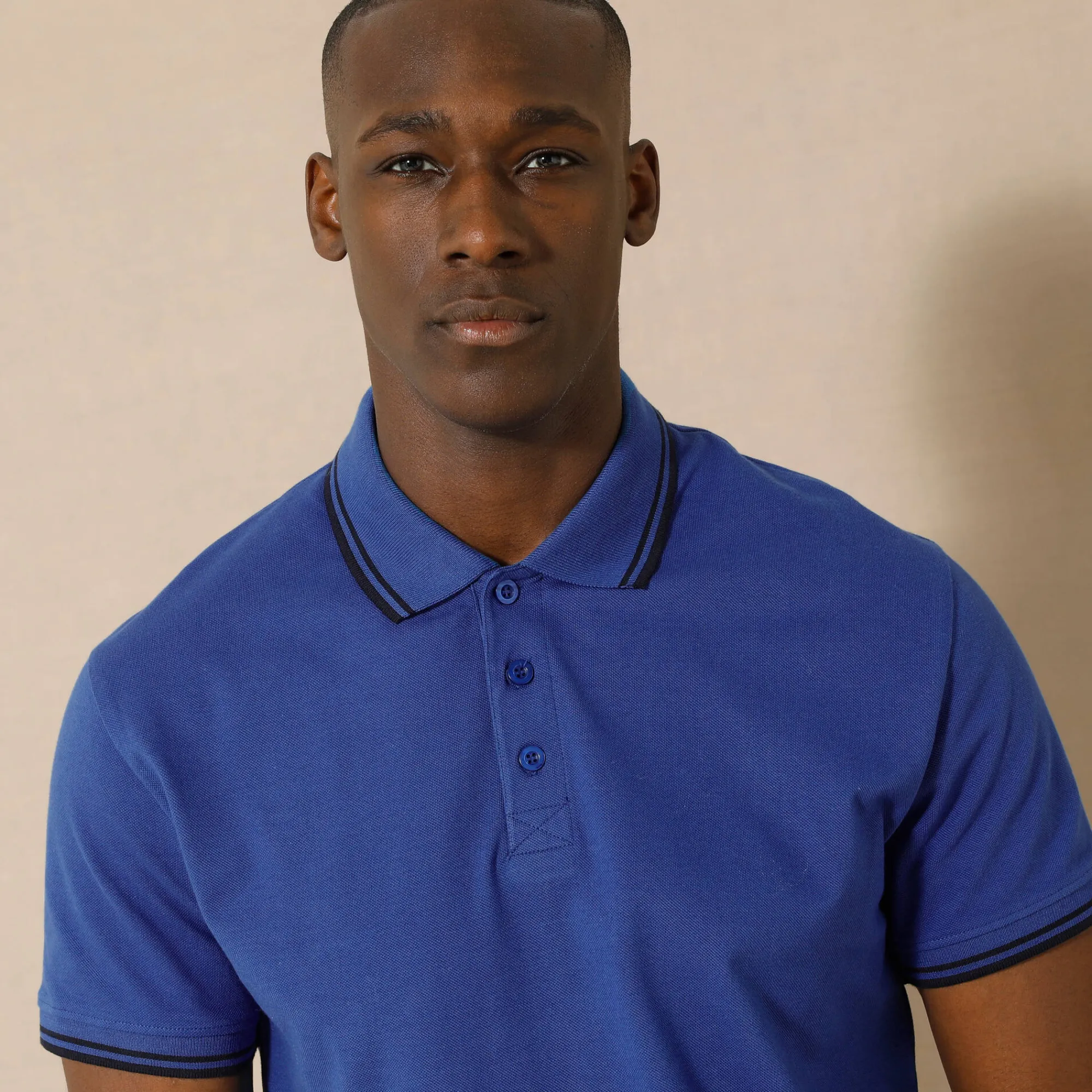 T-Shirt, Hemd En Polo<Blancheporte Effen polo in piquétricot met korte mouwen blauw