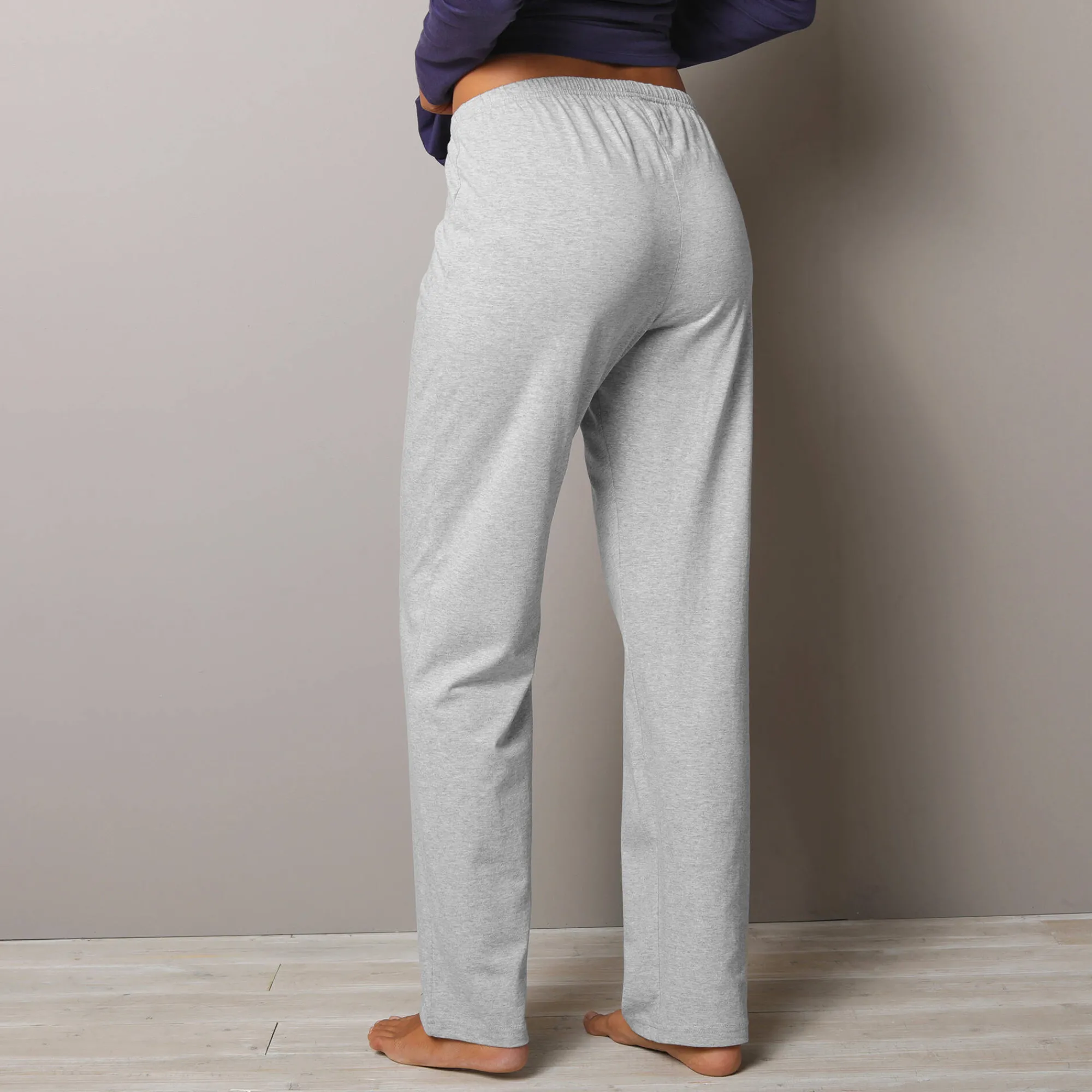 Pyjama<Blancheporte Effen pyjamabroek Estrella - katoen chiné grijs