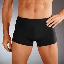 Ondergoed<Blancheporte Effen shorty met elastische, overtrokken tailleband - set van 5 zwart