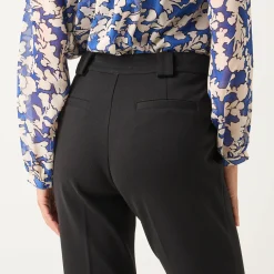 Broek<Blancheporte Effen slimbroek, milanotricot zwart