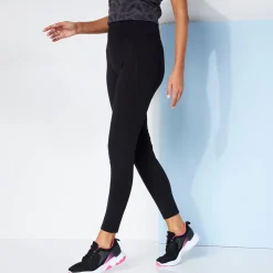 Legging|Broek<Blancheporte Effen sportlegging met hoge taille zwart