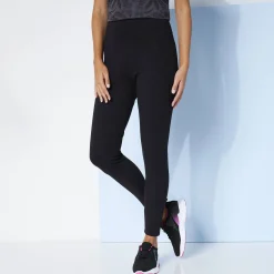 Legging|Broek<Blancheporte Effen sportlegging met hoge taille zwart