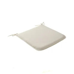 Stoelkussentje<Blancheporte Effen stoelkussentje, vierkant model - set van 2 beige