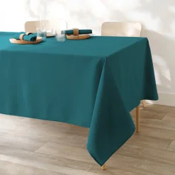 Tafellaken En Tafelloper<Blancheporte Effen tafellaken, makkelijk onderhoud eendenblauw