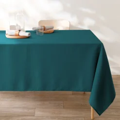 Tafellaken En Tafelloper<Blancheporte Effen tafellaken, makkelijk onderhoud eendenblauw