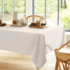 Tafellaken En Tafelloper<Blancheporte Effen tafellaken, makkelijk onderhoud beige