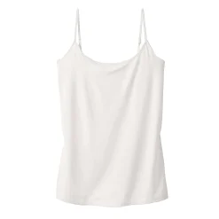 T-Shirt En Topje<Lora Zellini Effen topje met fijne bandjes ivoorkleur