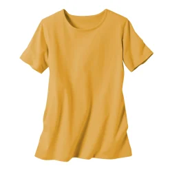 T-Shirt En Topje<Blancheporte Effen T-shirt met korte mouwen honing