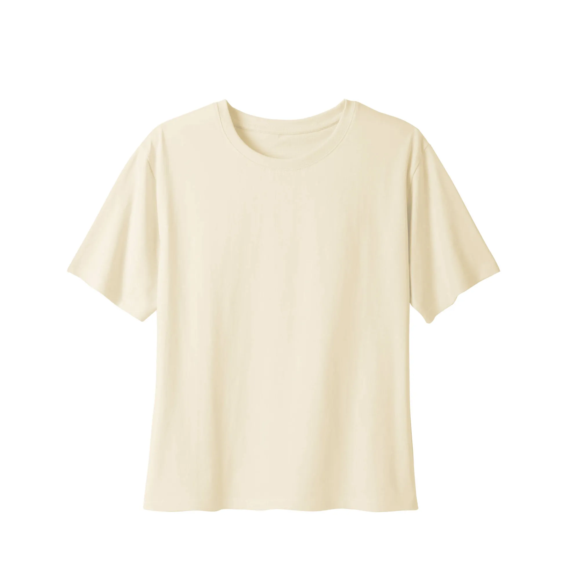T-Shirt En Topje<Blancheporte Effen T-shirt met korte mouwen, kleine lengtes lichtbeige