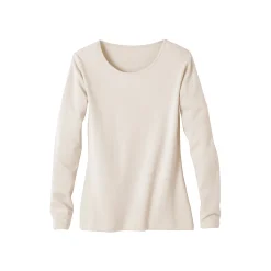 T-Shirt En Topje<Blancheporte Effen T-shirt met lange mouwen in biokatoen(**) ecru