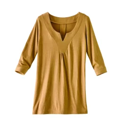 T-Shirt En Topje|Bloes En Tuniek<Blancheporte Effen tuniek kerrie