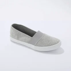 Ballerina's|Schoenen<Blancheporte Elastische ballerina's in textiel grijs