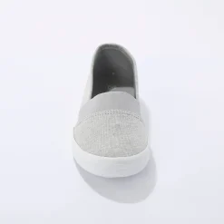Ballerina's|Schoenen<Blancheporte Elastische ballerina's in textiel grijs