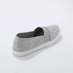 Ballerina's|Schoenen<Blancheporte Elastische ballerina's in textiel grijs