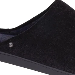 Schoenen|Schoenen Heren<Isotoner Ergonomische muiltjes in velours zwart