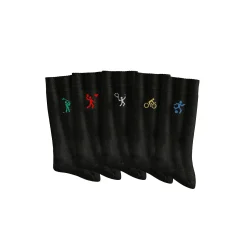 Ondergoed<Blancheporte Fantasie 'sport' sokken - set van 5 paar zwart