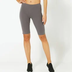 Legging|Broek<Blancheporte Fietsbroek in biokatoen antraciet